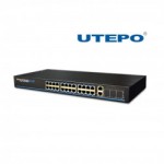 SWITCH ADMINISTRABLE 24 POE 10/100 2*1000Mbps uplink 250m