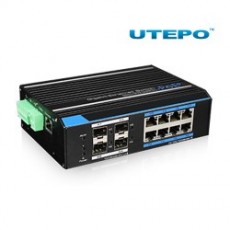 UTEPO, 8 Ports Industrial Full Gigabit PoE Managed Switch