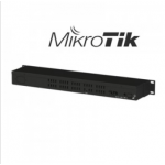 MIKROTIC RouterBoard 5 puertos 10/100 - 10/100/1000 Mbps, POE pasivo, rack 1U