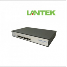 LANTEK Switch 8 port POE+ Web-Managed Gigabit 802.3at/af