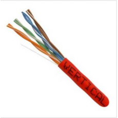 VERTICAL Cable UTP Cat5e rojo 305mts 350mhz