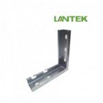 LANTEK Soporte pared en L para canasta metalica 100 mm