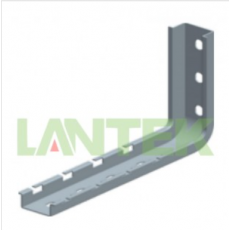 LANTEK Soporte de pared en L para canasta metalica 300 mm