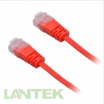 LANTEK Patch cord Cat6 2 ft Rojo SOLO FLAT