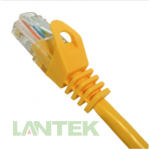 LANTEK Patch cord Cat6 1 ft Amarillo