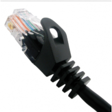 LANTEK Patch cord cat6 5FT Negro (Redondo)