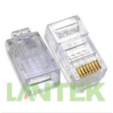 LANTEK Conectores macho RJ45 CAT6 50 microns Plug Terminal