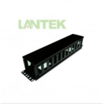LANTEK Organizador Horizontal 2u Plástico, NO incluye tornillos