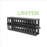 LANTEK Organizador horizontal 2u DOBLE Plástico