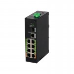 Switch DAHUA ePoE 800 MTS 8 puertos 10/100 + 1 Uplink Gigabit + 1 SFP 802.3at 120W Layer 2