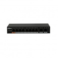 SWITCH DAHUA POE 8+2 HASTA 250 MTS DH-PFS3010-8ET-96