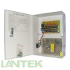 LANTEK Fuente de poder de pared, metal 9CH DC12V 10A