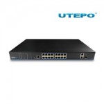UTEPO Switch POE 16FE + 2 GIGA 250m